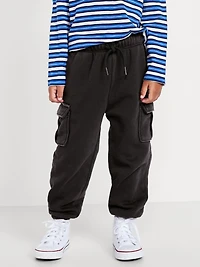 Baggy Cargo Fleece Joggers for Toddler Boys