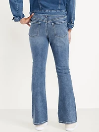 High-Waisted Studded Flare-Leg Jeans for Girls