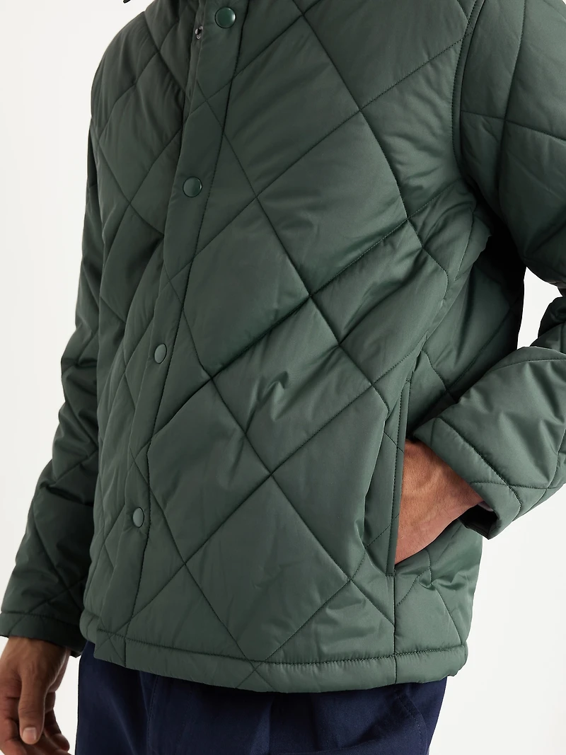 Water-Resistant Quilted Jacket