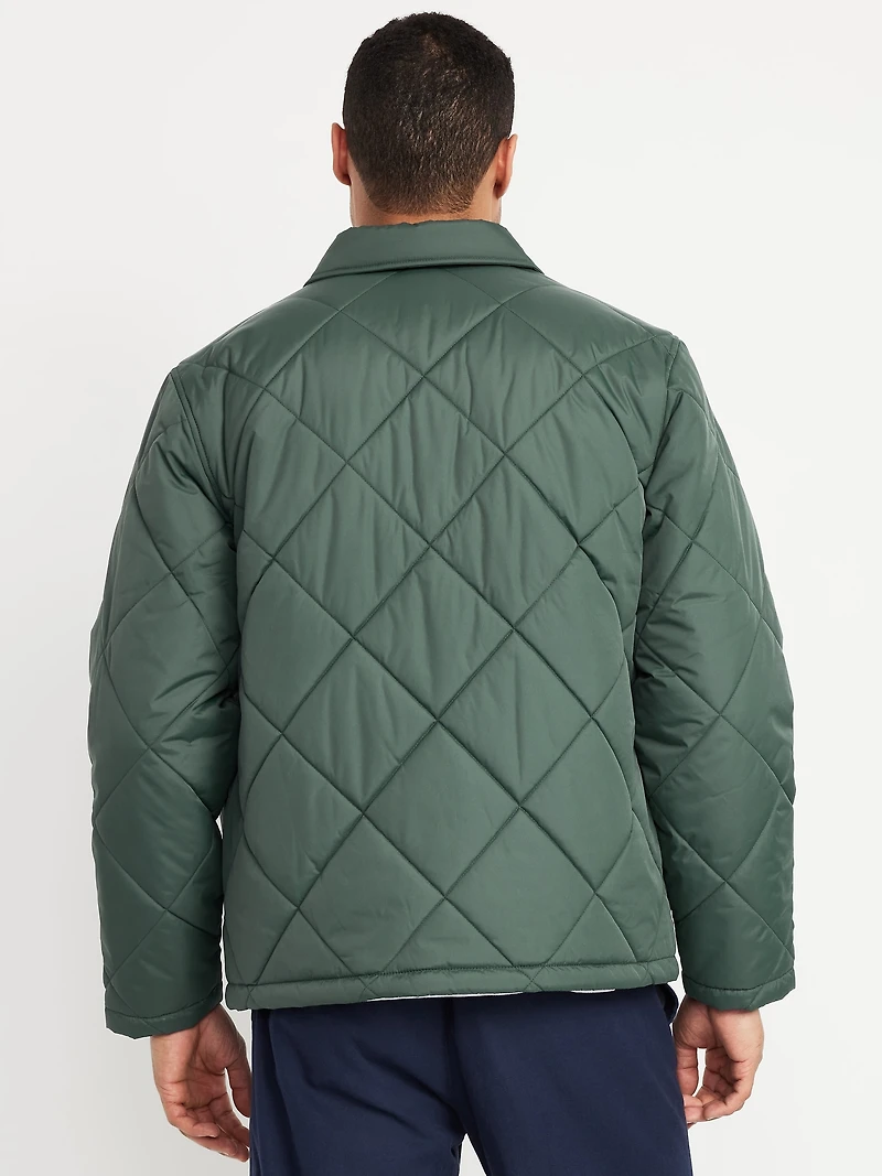 Water-Resistant Quilted Jacket