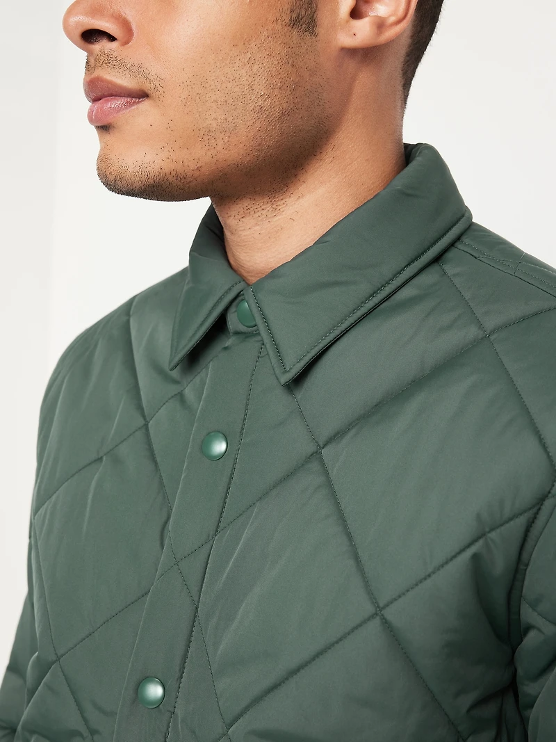 Water-Resistant Quilted Jacket