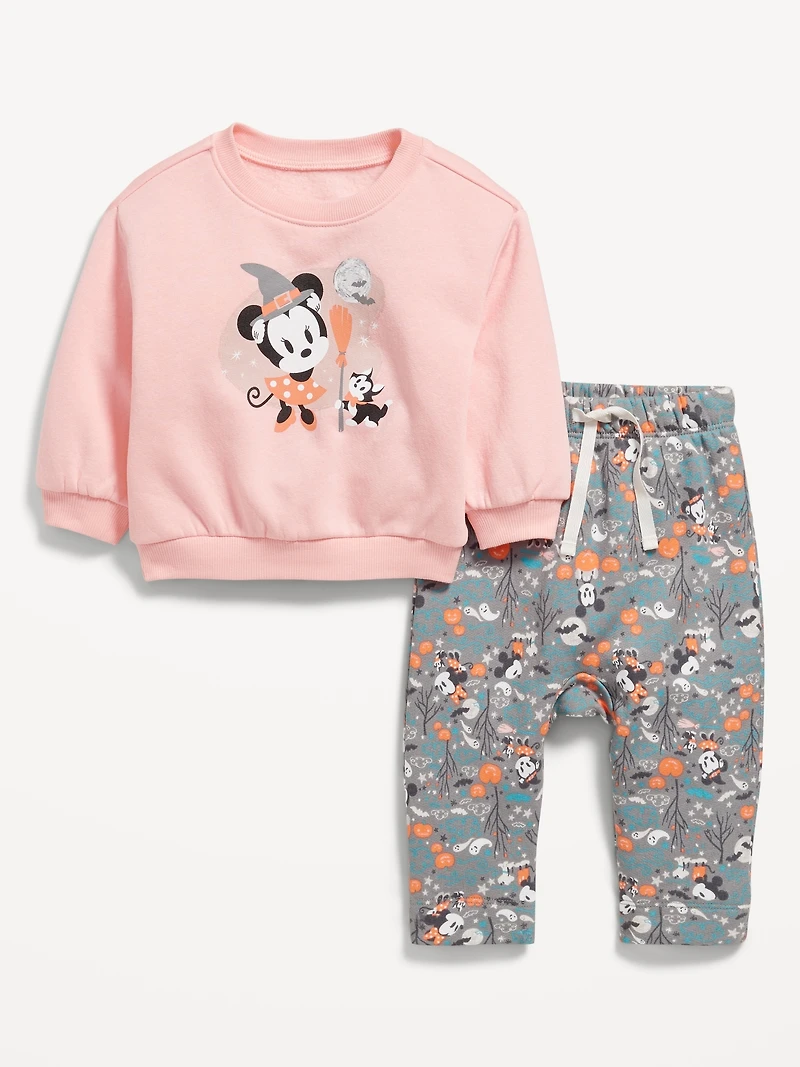 Disney© Unisex Graphic Sweatshirt and Sweatpants Set for Baby