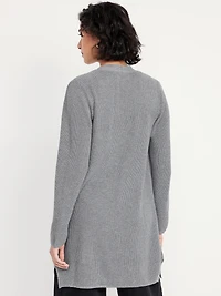 Longline Open-Front Sweater