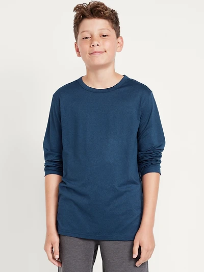 CloudMotion Long-Sleeve Performance T-Shirt for Boys