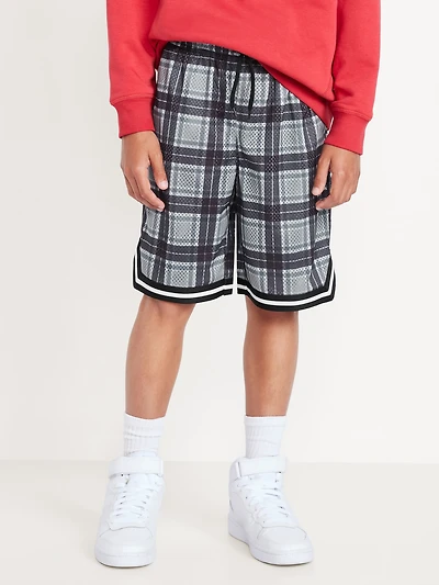 Knee Length Mesh Basketball Shorts for Boys
