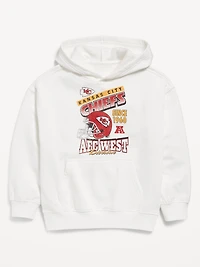 Kansas City Chiefs Oversized Pullover Hoodie for Boys