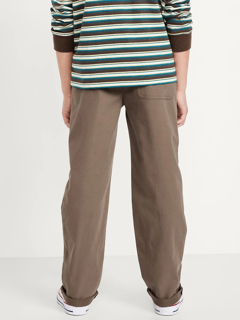 Straight Leg Built-In Flex Pull-On Pants for Boys