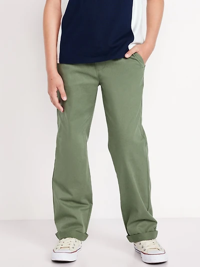 Straight Leg Built-In Flex Pull-On Pants for Boys