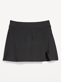 High-Waisted Matte Swim Skirt