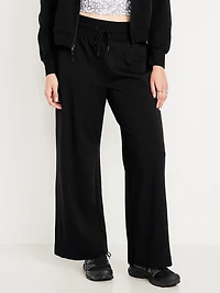 Extra High-Waisted Dynamic Fleece Wide-Leg Sweatpants