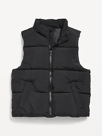 Water-Resistant Quilted Puffer Vest for Boys