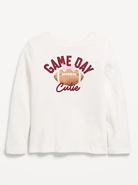 Long-Sleeve Graphic T-Shirt for Toddler Girls