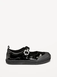 Shiny Faux-Leather Mary-Jane Sneaker for Girls