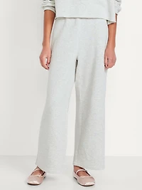 Baggy Fleece Straight-Leg Sweatpants for Girls