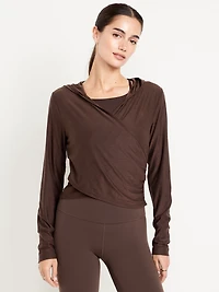 CloudMotion Cross-Front Hoodie