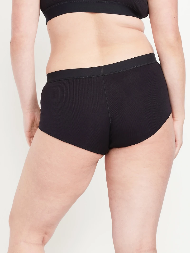 Ribbed Hipster Underwear