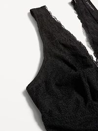 V-Neck Lace Bralette