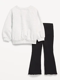 Hello Kitty® Graphic Sweatshirt and Flare Leggings Set for Girls