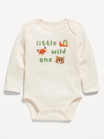 Long-Sleeve Graphic Bodysuit for Baby