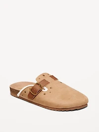 Studded Faux-Suede Clogs for Girls