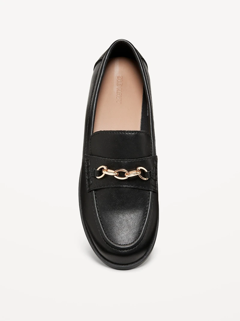 Faux-Leather Loafer