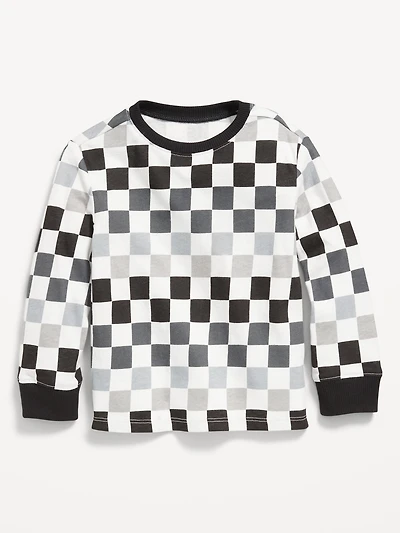 Printed Long-Sleeve T-Shirt for Toddler Boys