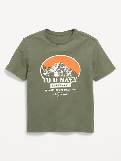 Short-Sleeve Logo-Graphic T-Shirt for Boys