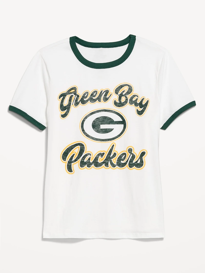 Green Bay Packers EveryWear Crew-Neck Ringer T-Shirt