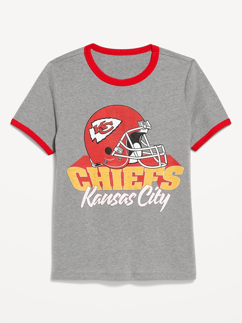 Kansas City Chiefs EveryWear Crew-Neck Ringer T-Shirt