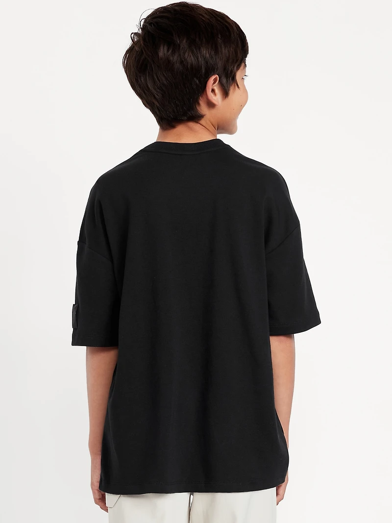 Dynamic Fleece Oversized Skate T-Shirt for Boys