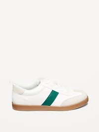 Faux-Leather Lace-Up Soccer Sneakers for Boys