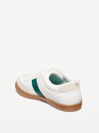 Faux-Leather Lace-Up Soccer Sneakers for Boys