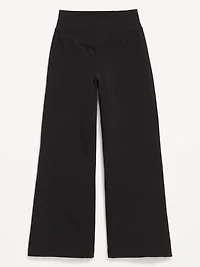 High-Waisted PowerChill Crossover Wide-Leg Leggings for Girls