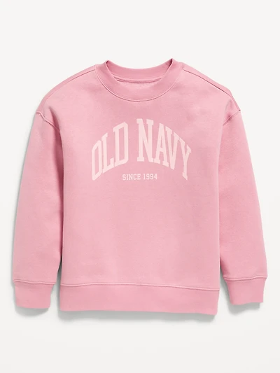 Oversized Logo-Graphic Sweatshirt for Boys