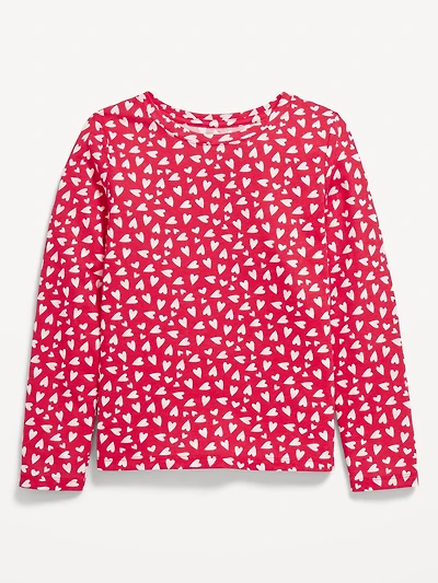 Softest Printed Long-Sleeve T-Shirt for Girls