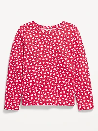 Softest Printed Long-Sleeve T-Shirt for Girls
