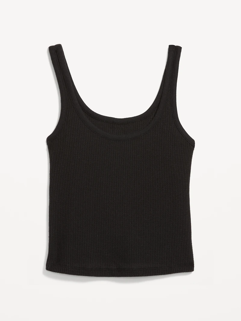 Cozy Waffle Pajama Tank Top