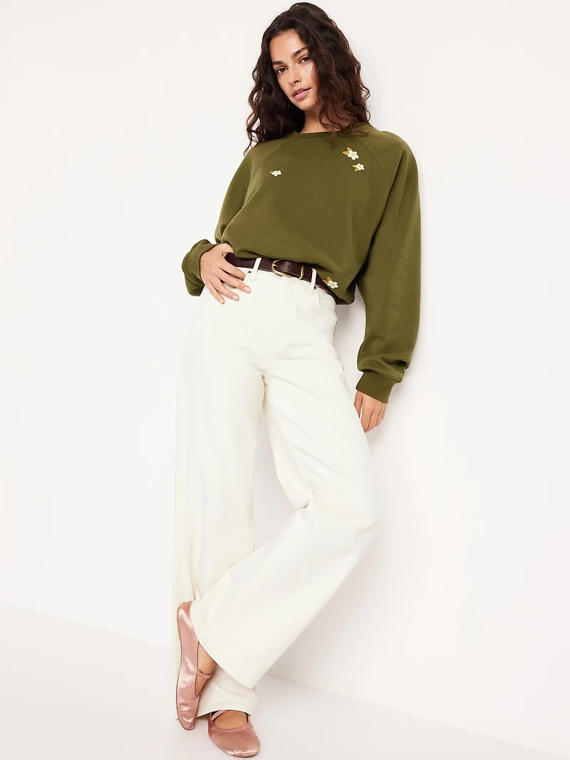 SoComfy Oversized Raglan Sweatshirt