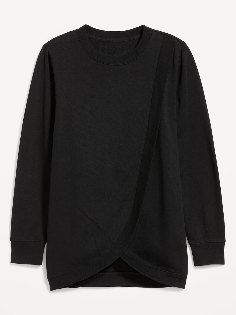 Maternity Cross-Front Nursing Tunic