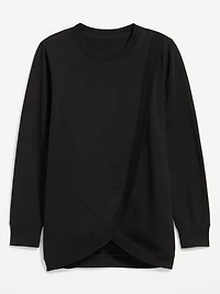 Maternity Cross-Front Nursing Tunic