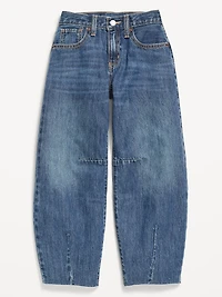 Super Baggy Barrel-Leg Jeans for Girls
