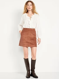 Mini Corduroy Skirt