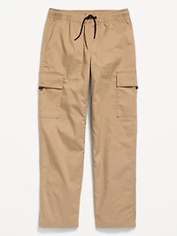 Loose Pull-On Cargo Tech Taper Pants for Boys