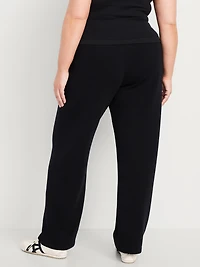 High-Waisted Bounce Fleece Trouser Sweatpants