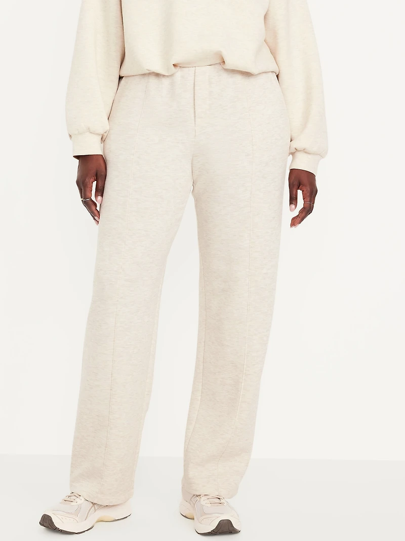 High-Waisted Bounce Fleece Trouser Sweatpants