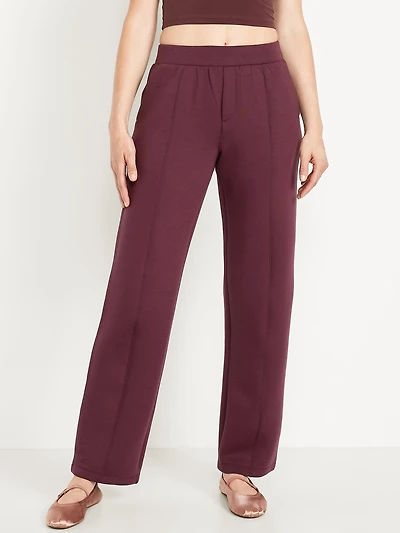 High-Waisted Bounce Fleece Trouser Sweatpants