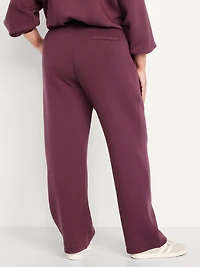 High-Waisted Bounce Fleece Trouser Sweatpants