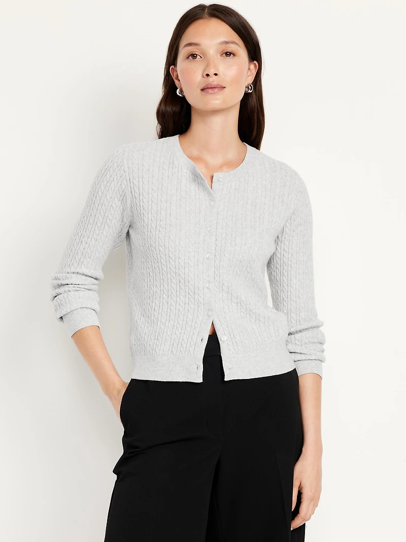 SoSoft Cropped Cardigan Sweater