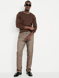 90's Straight Textured Trouser Pants