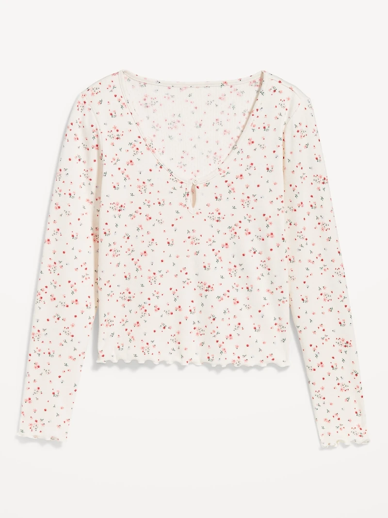 Cozy Ribbed Pajama Top